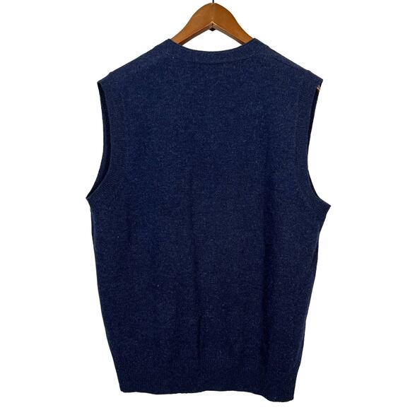 Vintage River Trader Collegiate Sweater Vest Cardigan Button - M - Picture 3 of 6